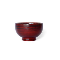 Urushi 総刷毛目汁椀 根来